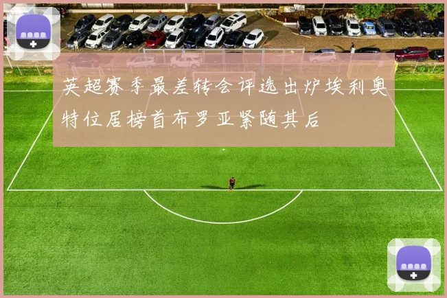 英超赛季最差转会评选出炉埃利奥特位居榜首布罗亚紧随其后